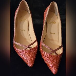 Christian Louboutin Princess 100mm Glitter 38